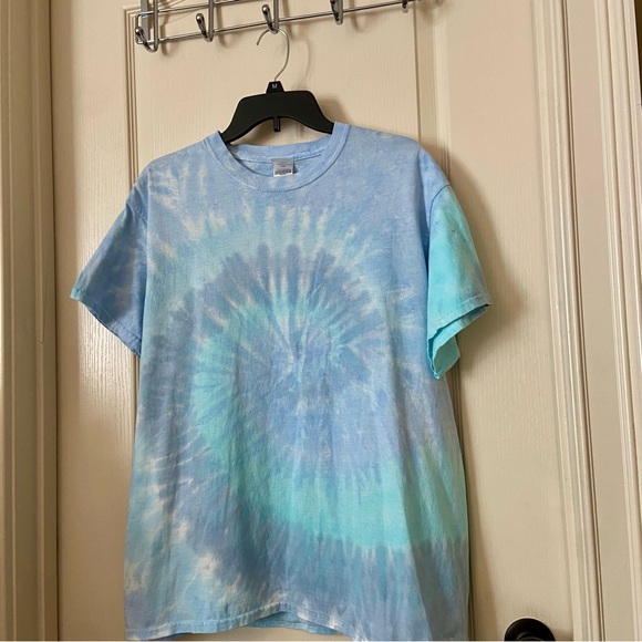 Colortone Blue Tie Dye T-Shirt - Picture 5 of 7